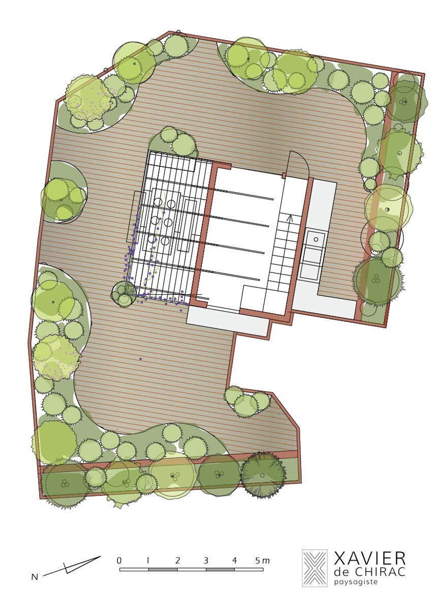 xavier de chirac concept de jardin et terrasse