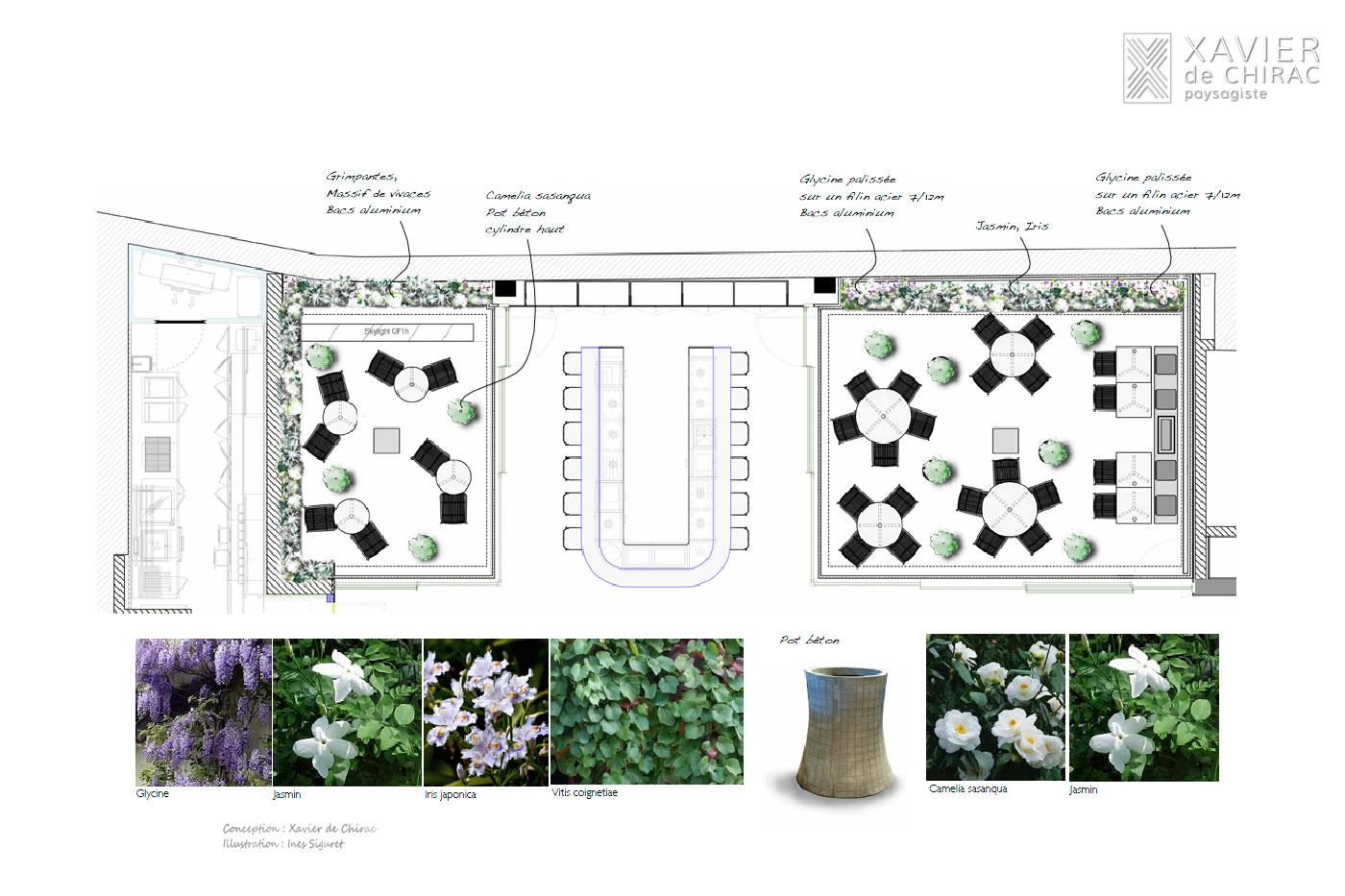 terrasse hotel les bains