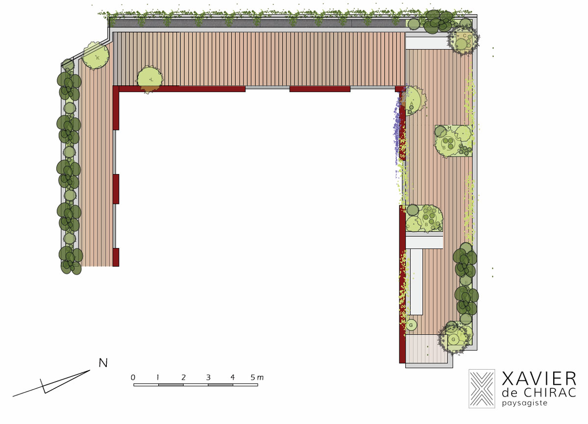 xavier de chirac concept de jardin et terrasse