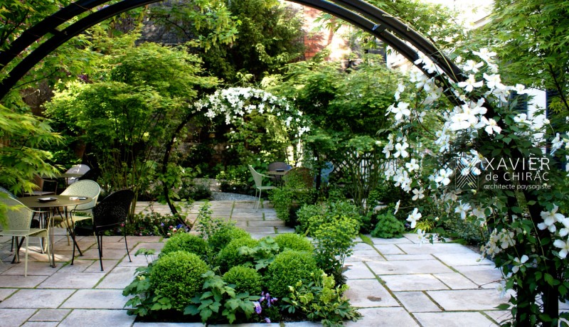 Jardin au cœur de Paris