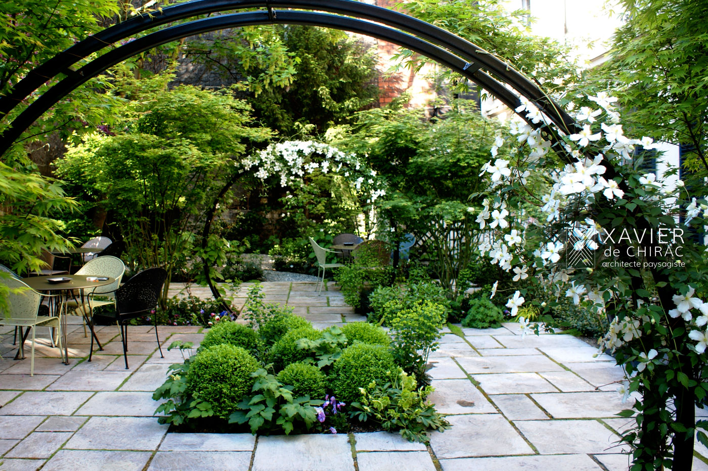 Jardin au coeur de Paris