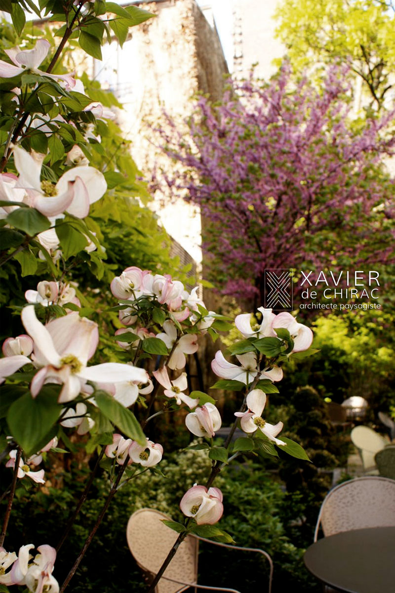 Jardin au coeur de Paris
