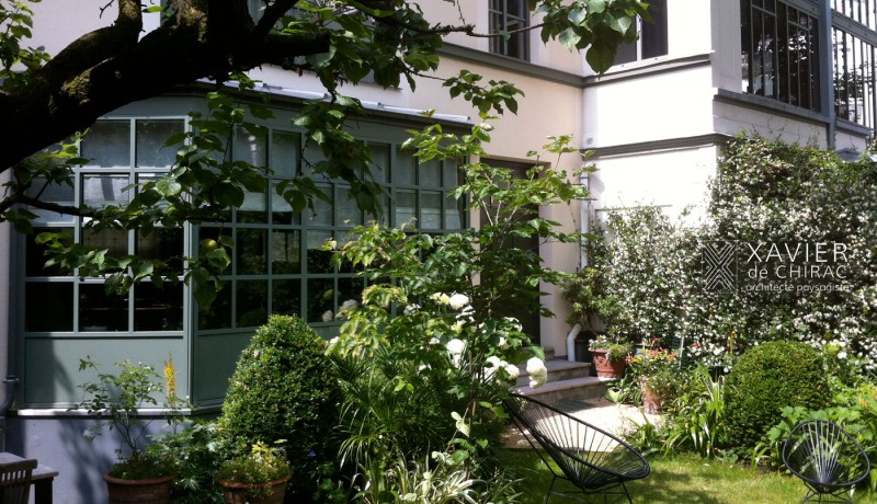 Un Jardin,  avec un écrin très intime