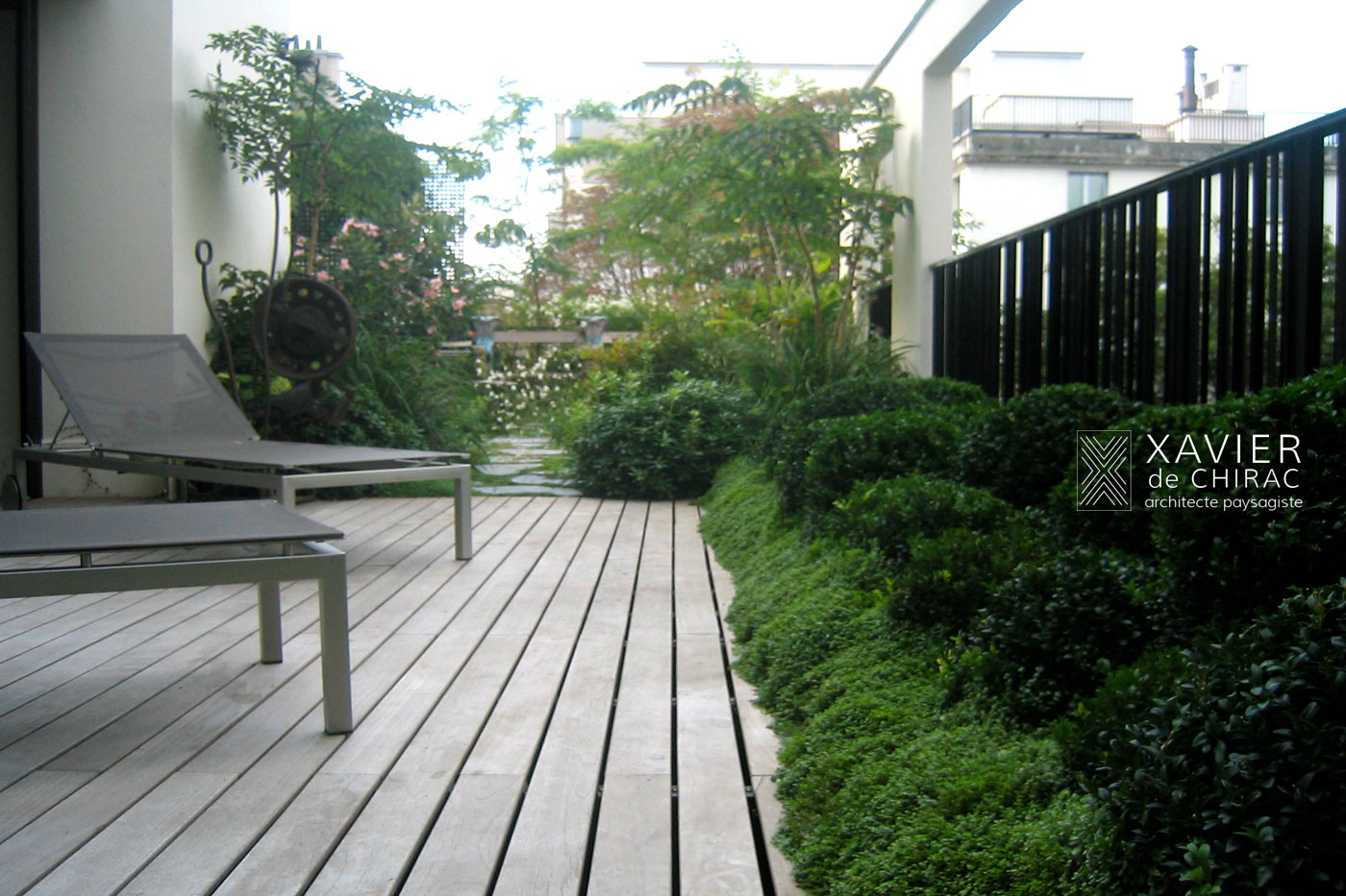 Terrasse romantique au cœur de Paris