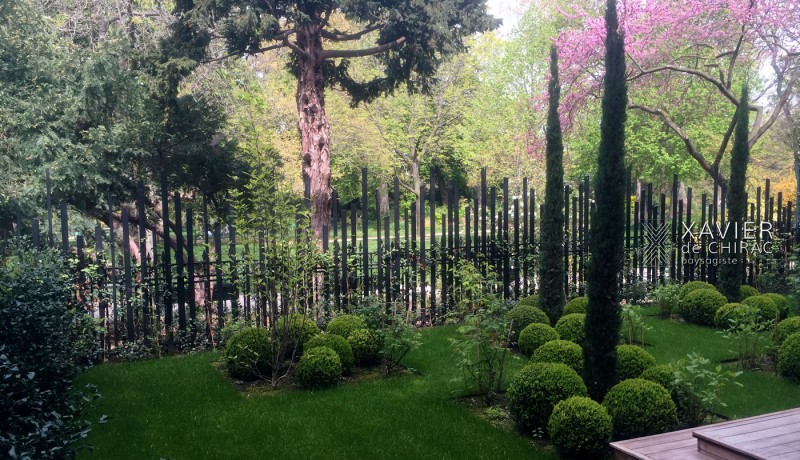 Une jolie vue sur le parc Monceau
