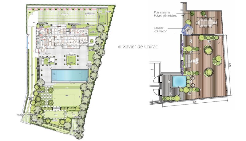 La conception d’un jardin et son dessin