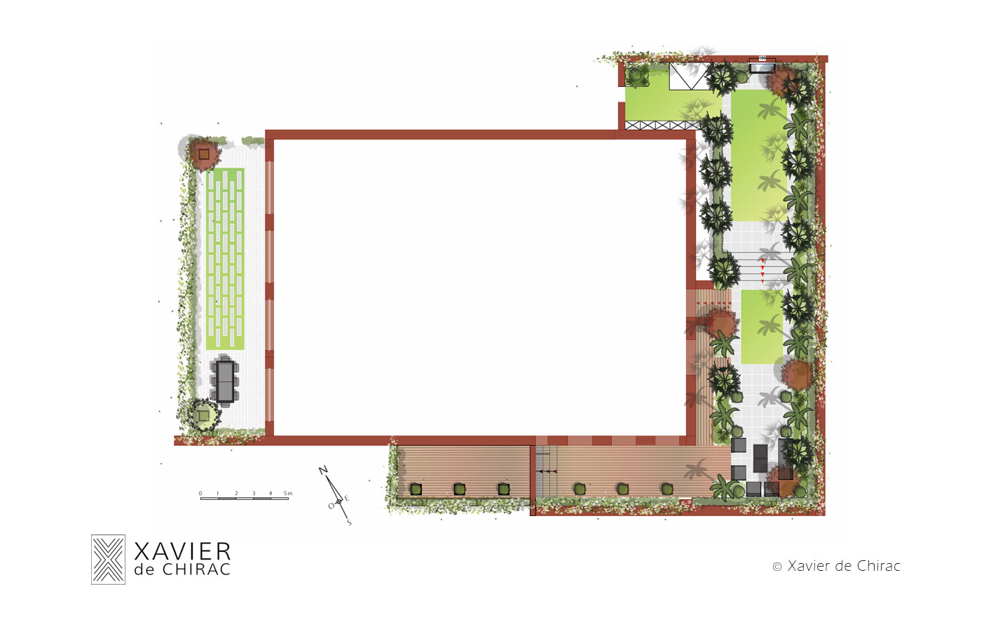 xavier de chirac conception de jardin et terrasse