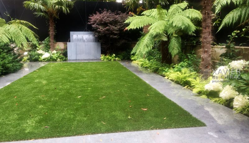 Jardin de plantes exotiques