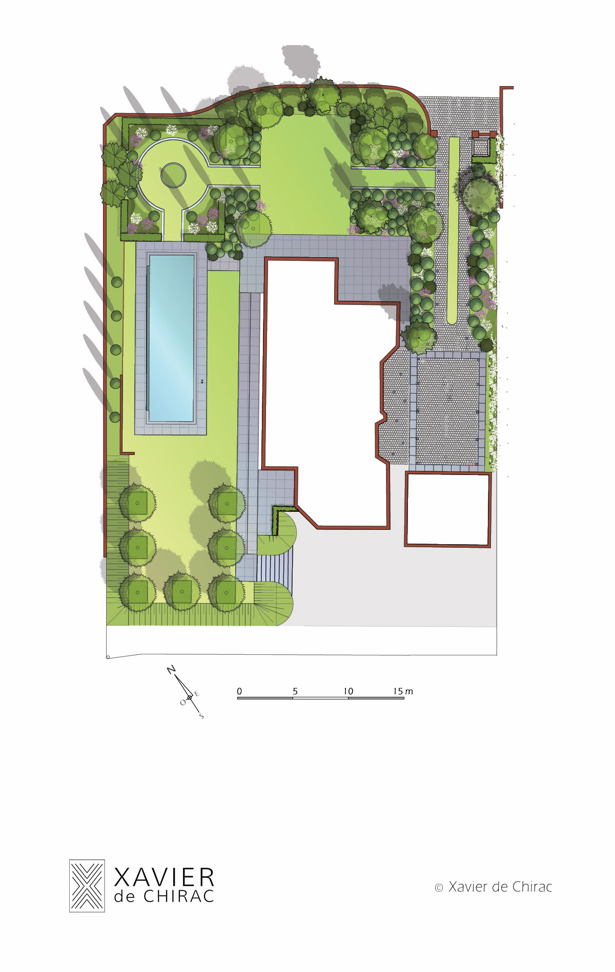 xavier de chirac conception de jardin et terrasse