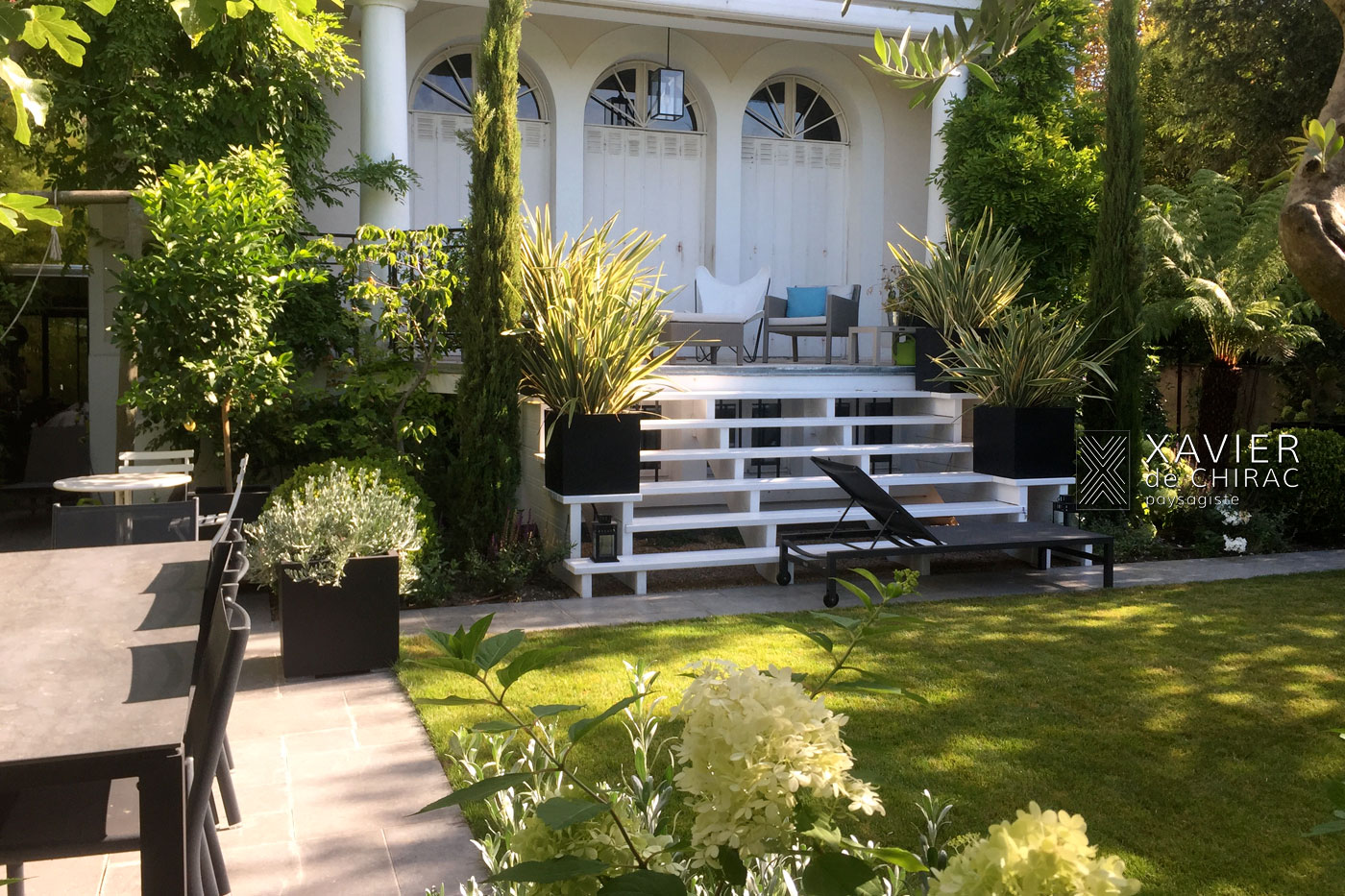 jardin urbain de style anglais xavier de chirac paysagiste