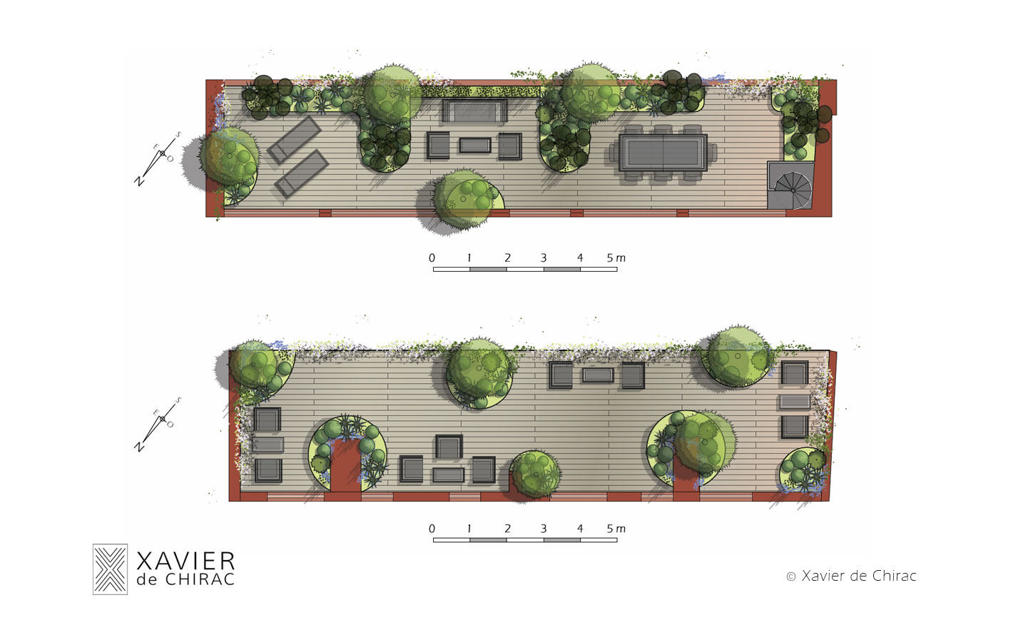 xavier de chirac conception de jardin et terrasse