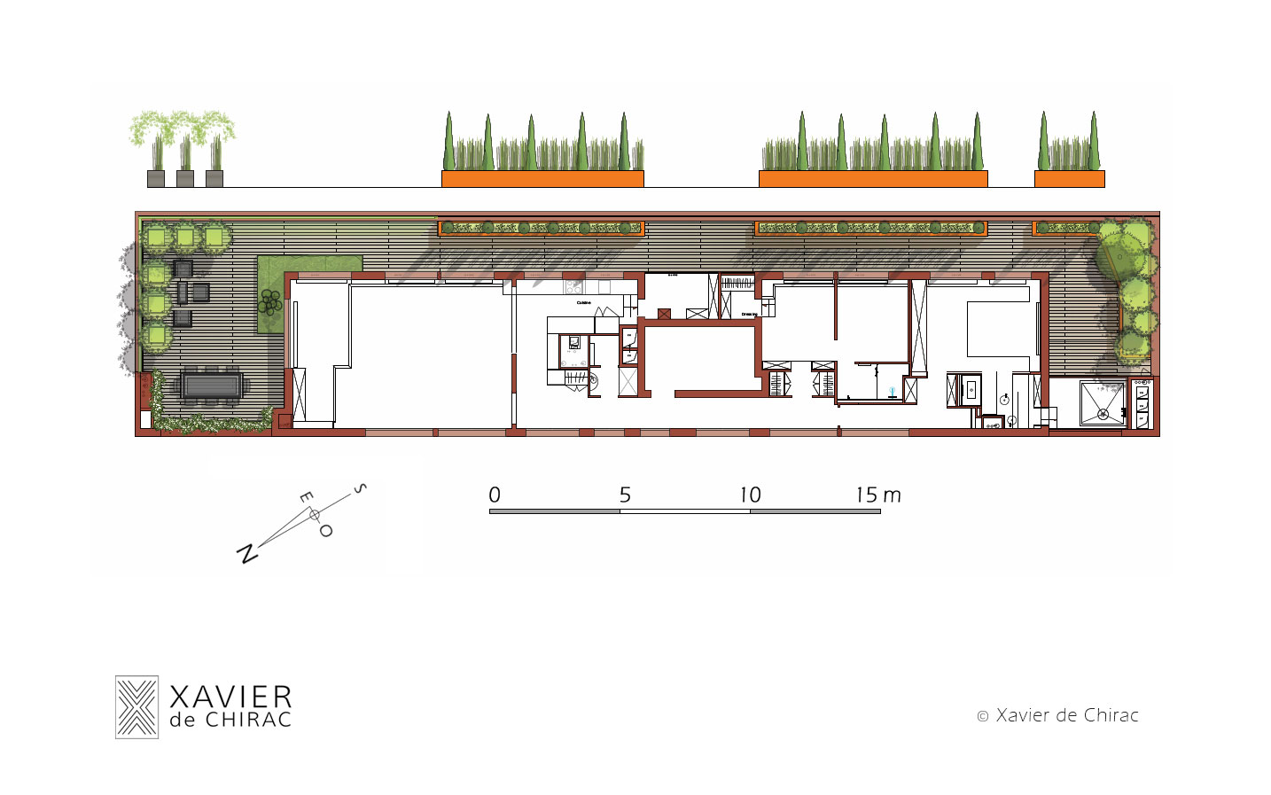 terrasse orange xavier de chirac paysagiste